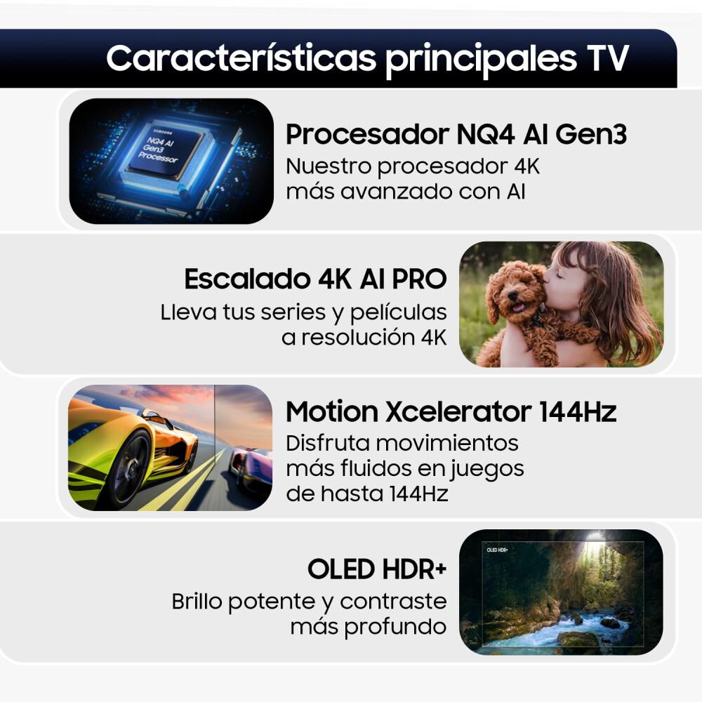 Oled 55" Samsung S90F / Ultra HD 4K Vision AI / Smart TV 2025 image number 3.0