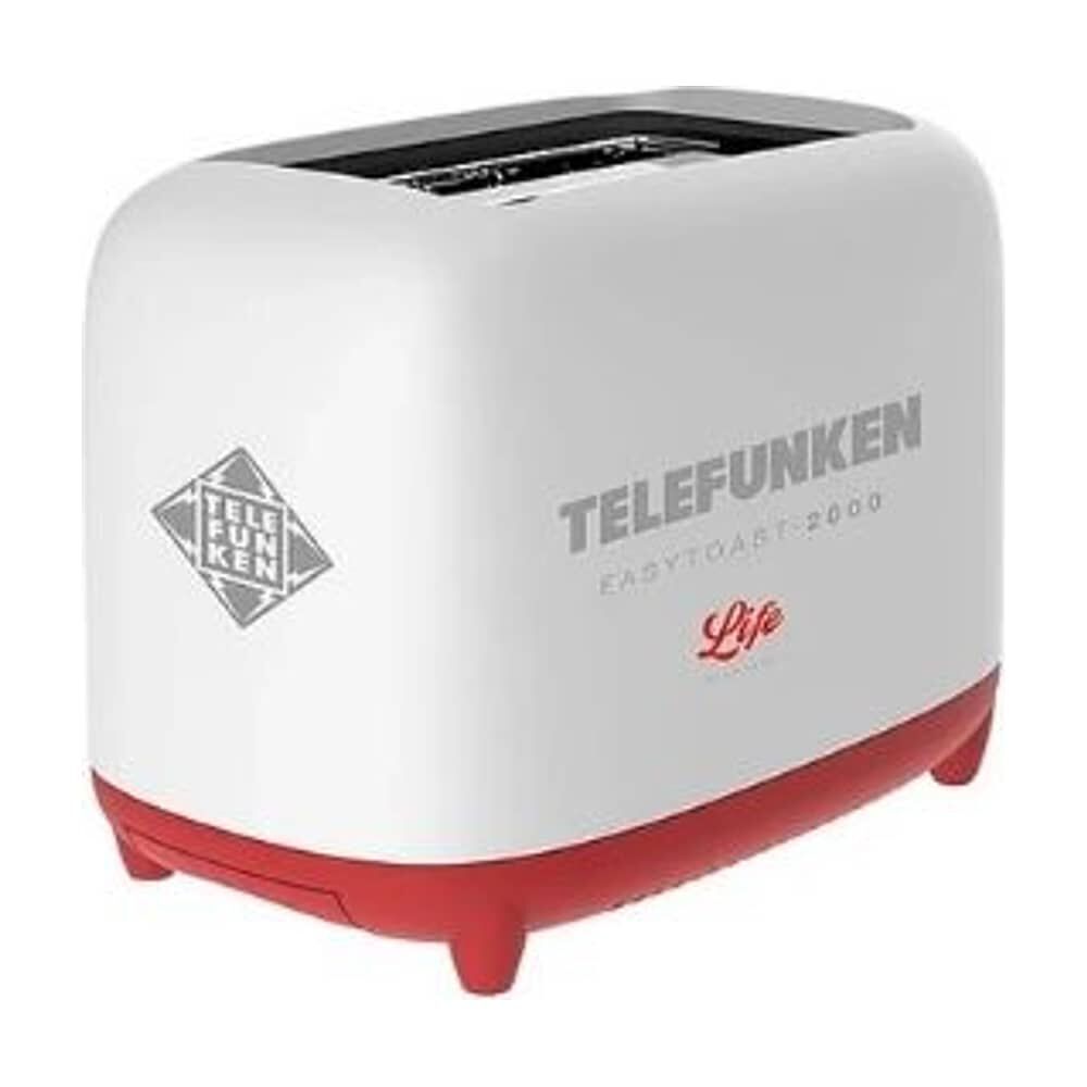 Tostador Telefunken Easytoast 2000 Tostador De Pan 2 Rebanadas Con Timmer 720w Color Blancoc image number 1.0
