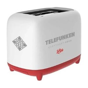 Tostador Telefunken Easytoast 2000 Tostador De Pan 2 Rebanadas Con Timmer 720w Color Blancoc