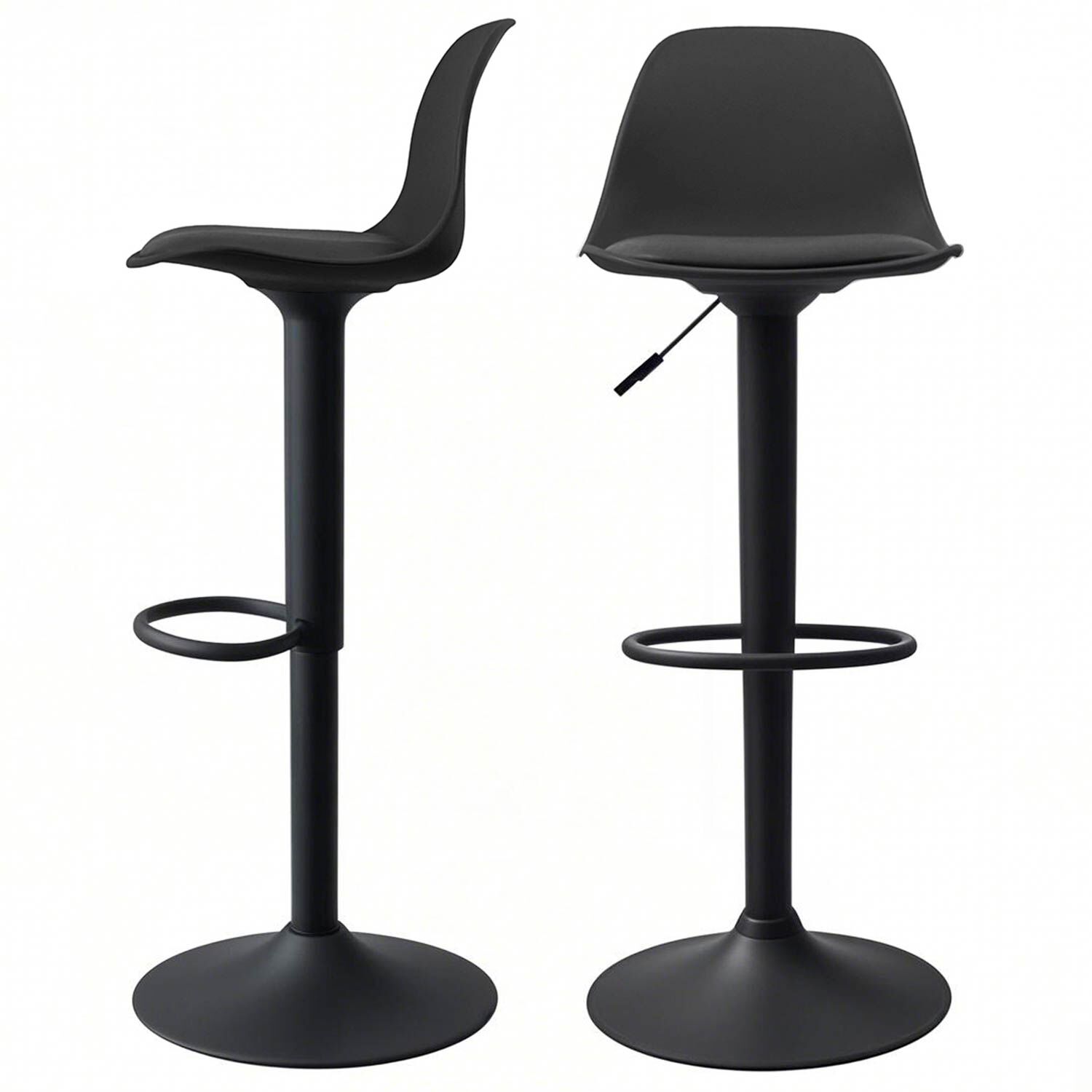 Pack 2 Silla Alta Bar Orlando T - All Black image number 3.0