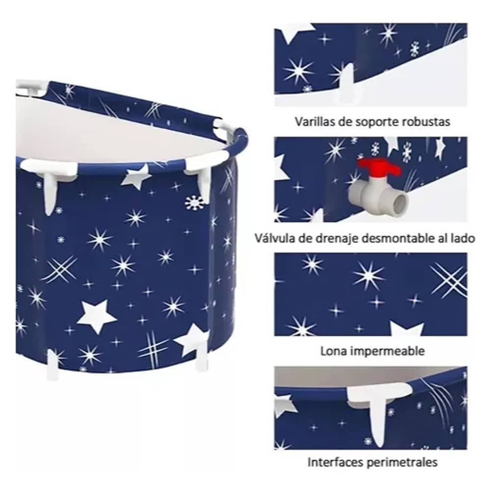 Ba&ntilde;era Plegable Adultos Ni&ntilde;os 120x55cm Spa Portatil image number 3.0