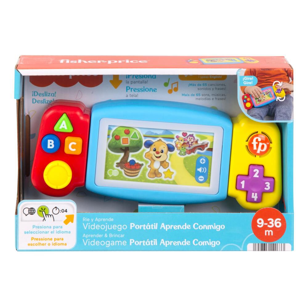 Juguete Interactivo Fisher Price Videojuego Port&aacute;til Aprende Conmigo image number 1.0