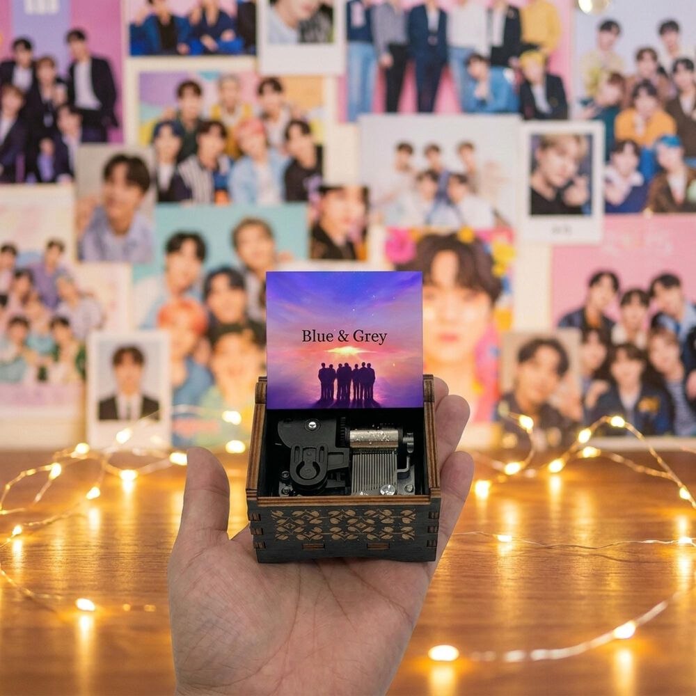 Caja Musical Bts Blue And Grey image number 2.0