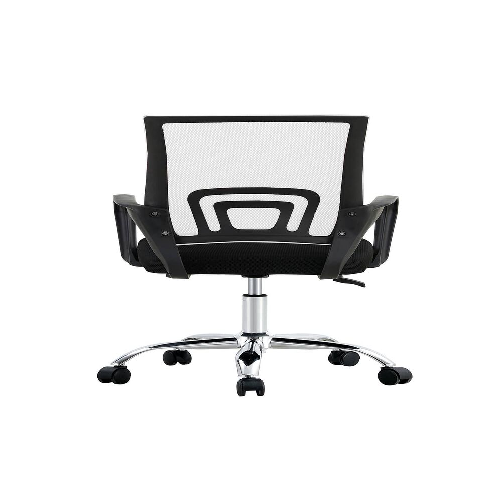 Silla De Oficina Ejecutiva Nueva York Ergonomica Respaldo Malla Blanca Bm-520mw Arthome image number 4.0