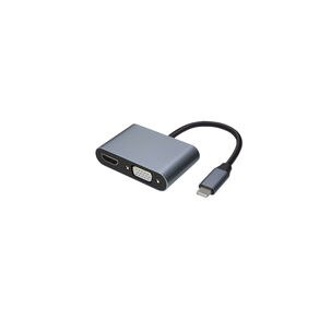 Hub Conector Tipo C A Hdmi Y Vga - Ps