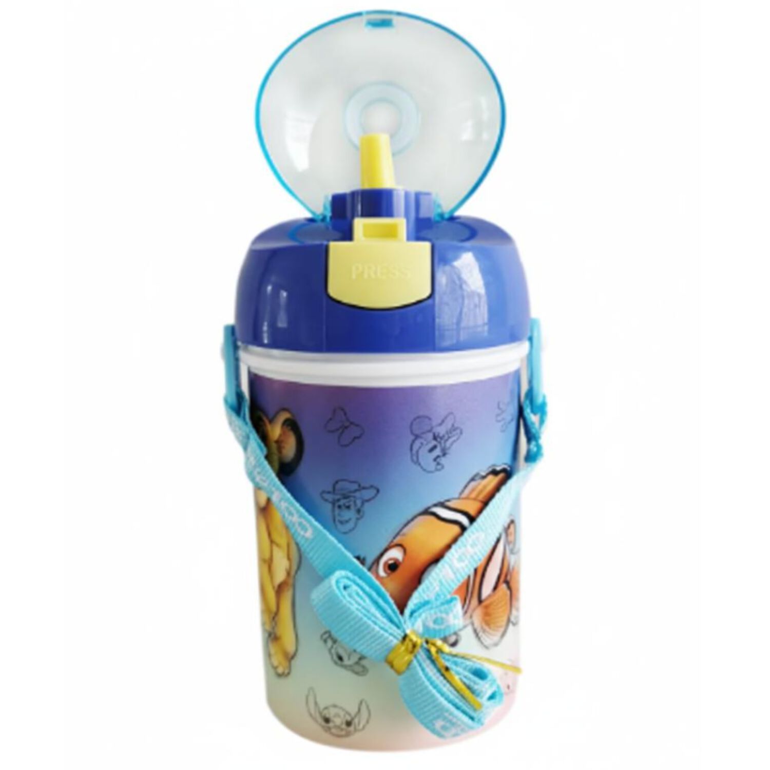 Vaso Boton Infantil Mickey Con Correa Antiderrame Disney image number 5.0