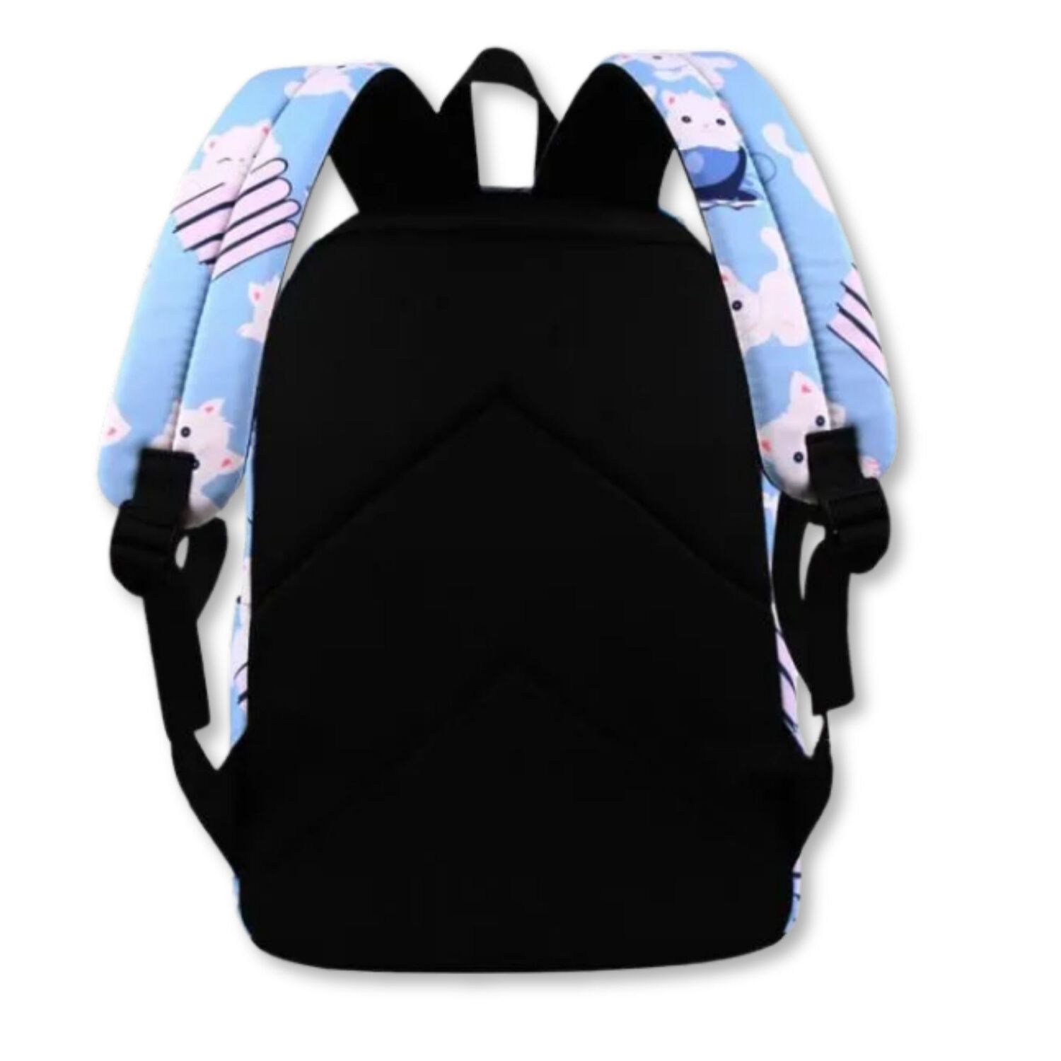 Pack Mochila Lonchera Estuche 43cm Juvenil Y Escolar Cat image number 2.0