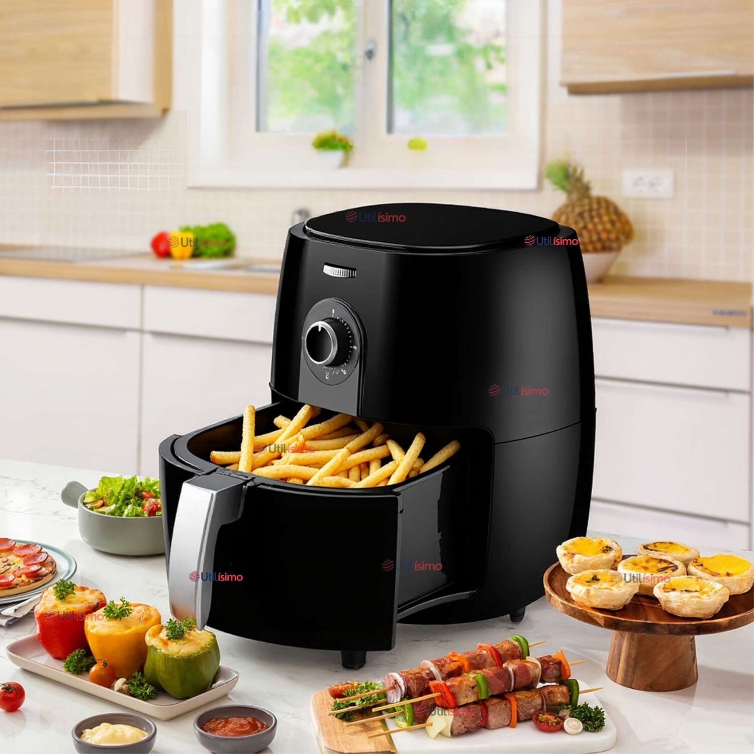 Freidora De Aire 5 Litros 1350w Potencia Air Fryer Premium image number 0.0