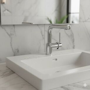Monomando Llave Grifo Lavamanos Modelo Amalfi Marca Stretto