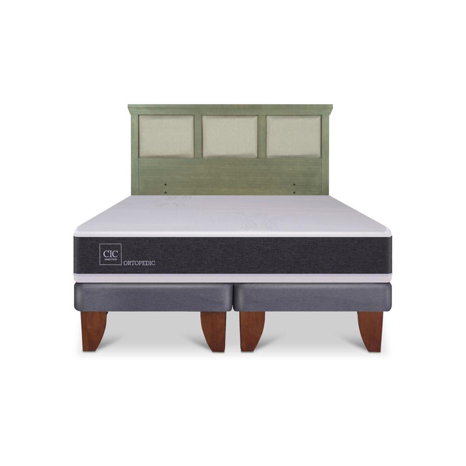 Cama Europea Cic Ortopedic / King / Base Dividida + Respaldo image number 0.0