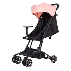 Coche De Paseo Premium &Uacute;ltra Compacto Lubabycas Rosado