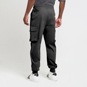 Pantalón Liso Tiro Medio Slim Cargo Hombre Rolly Go