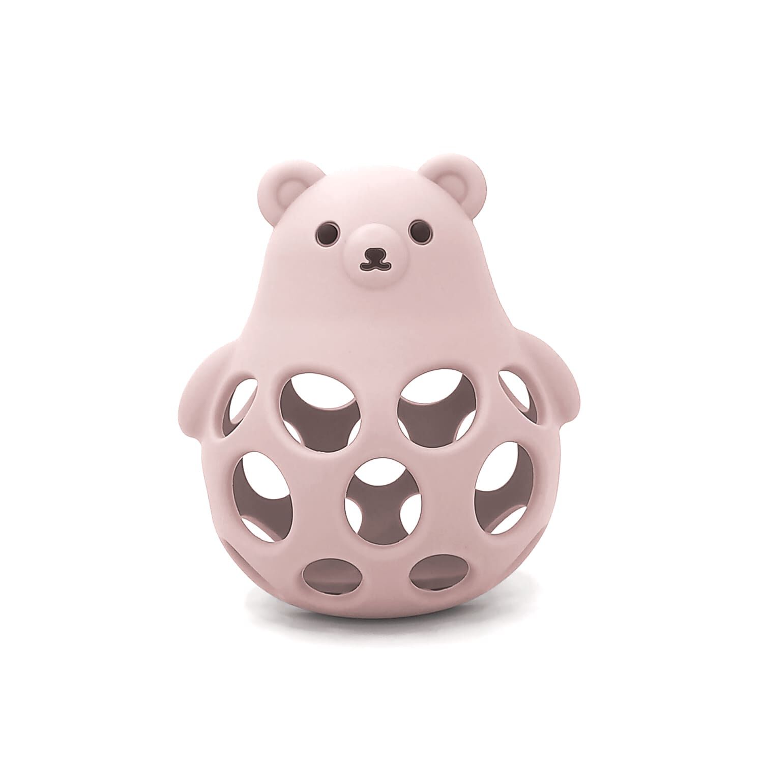Juguete Mordedor Oso De Silicona Rosa image number 1.0