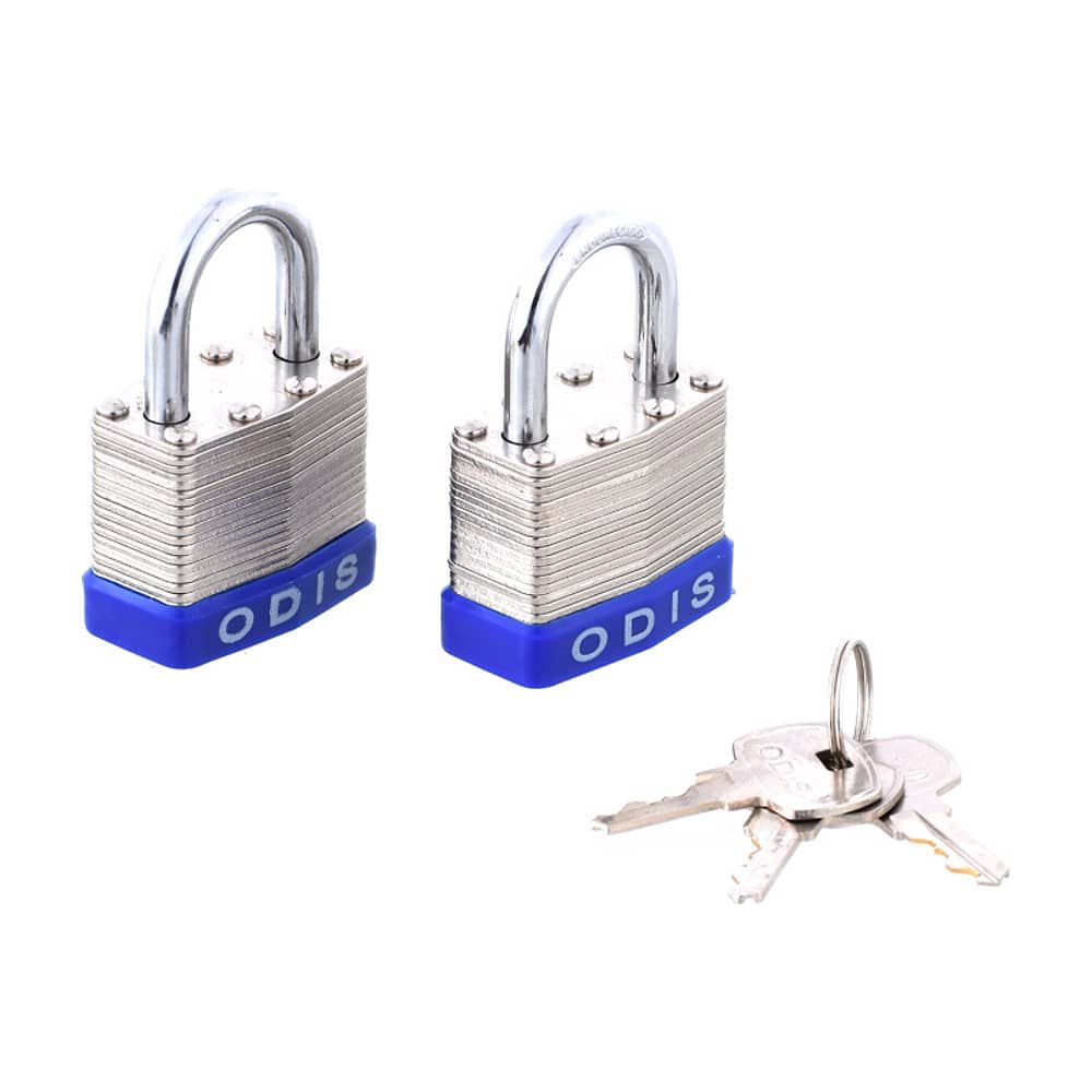 Pack 2 Candados Odis Laminado 40mm - Llaves Iguales image number 3.0