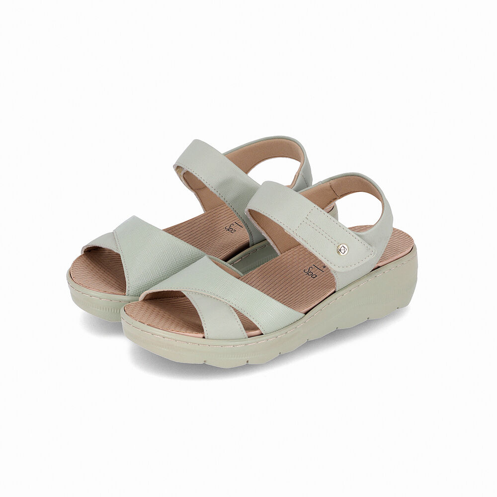 Sandalia Mujer Anabela Spa Menta Piccadilly image number 0.0