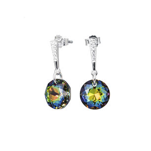 Aros Gracia Cristales Genuinos Vitral Medium