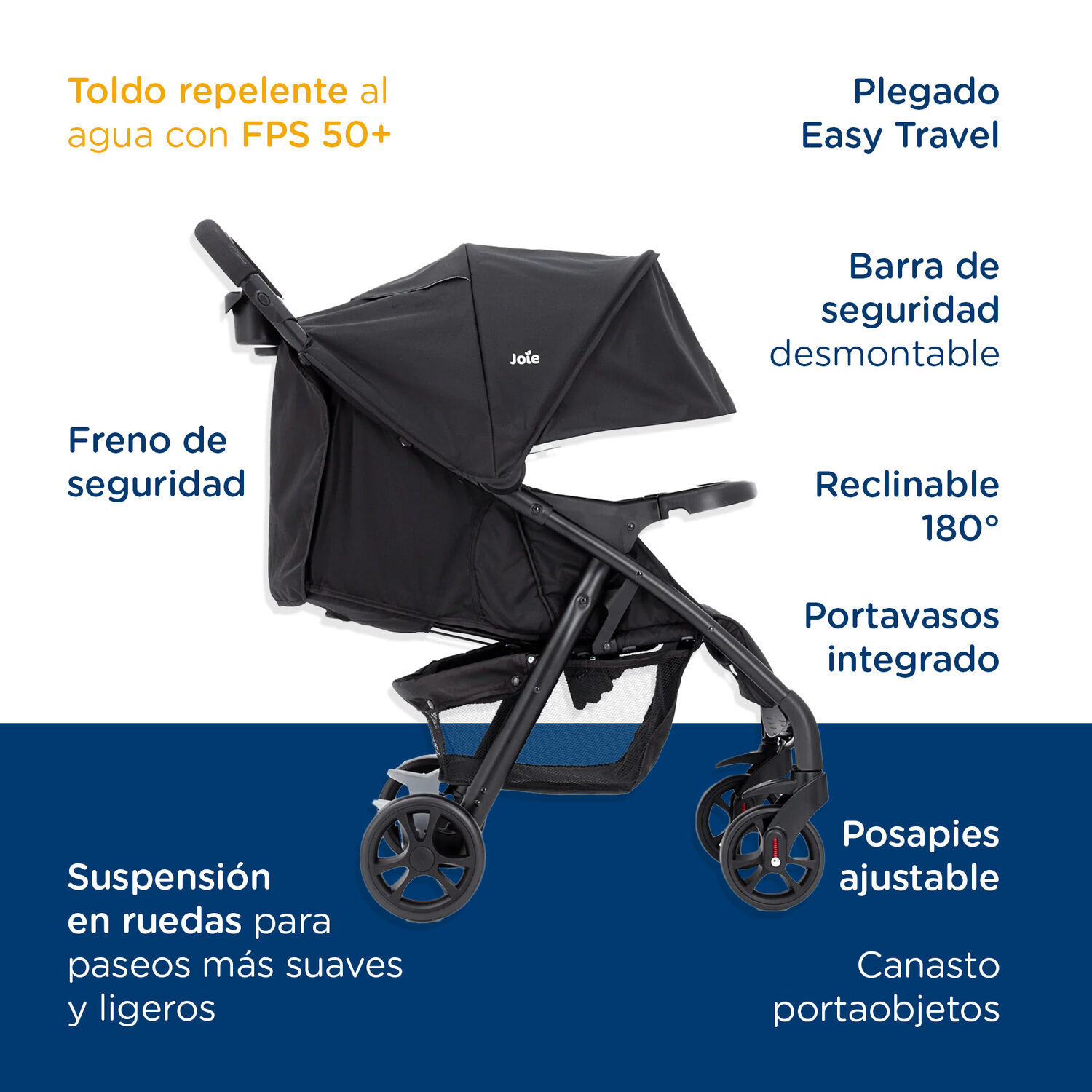 Coche De Paseo Muze Lx Coal Joie image number 6.0