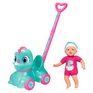 Mu&ntilde;eca Con Correpasillos Loko Toys