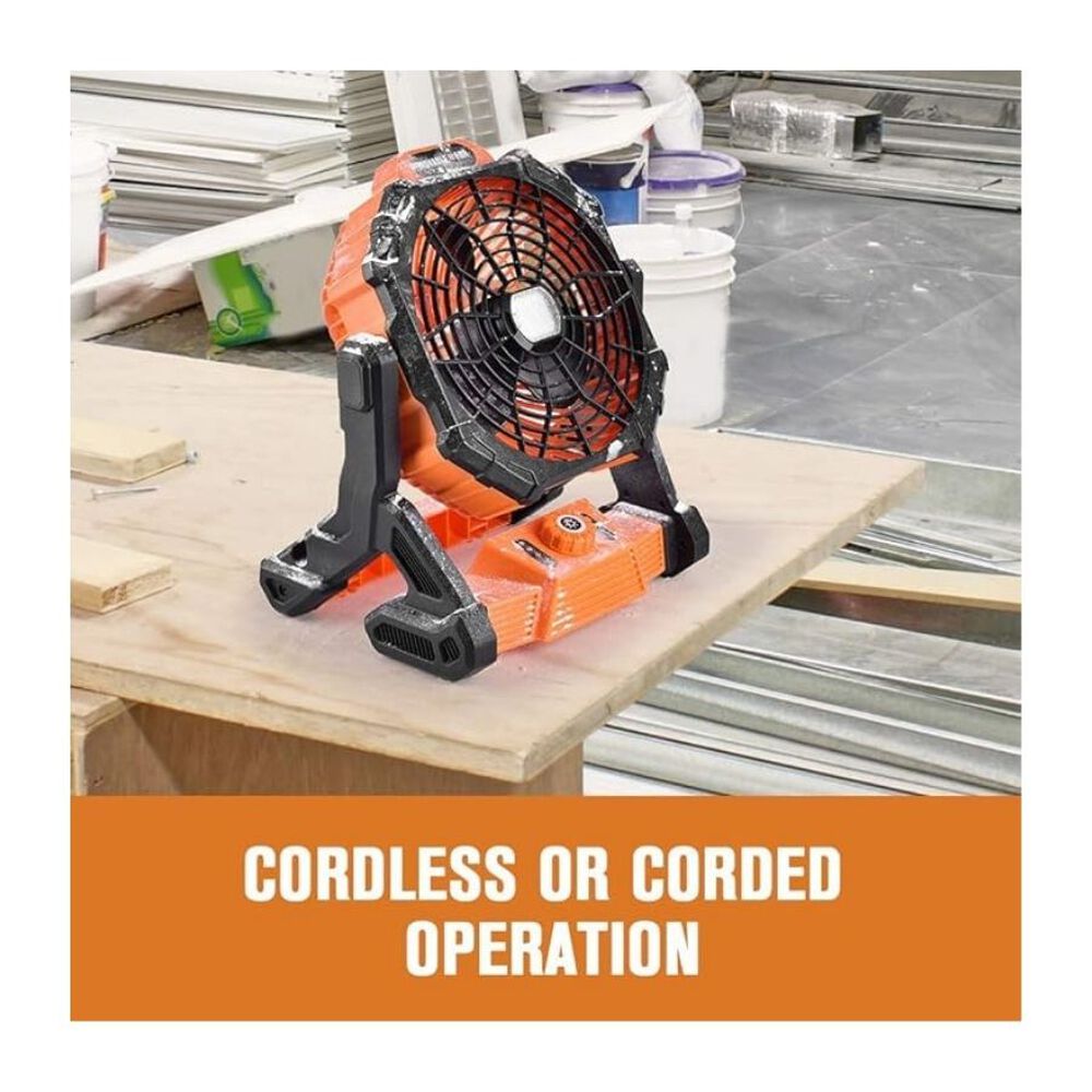 Ventilador De Piso Inalambrico Jortan X25 Con Led image number 3.0