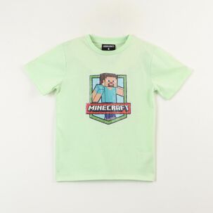 Polera Mc Niño Reversible Sequ Minecraft