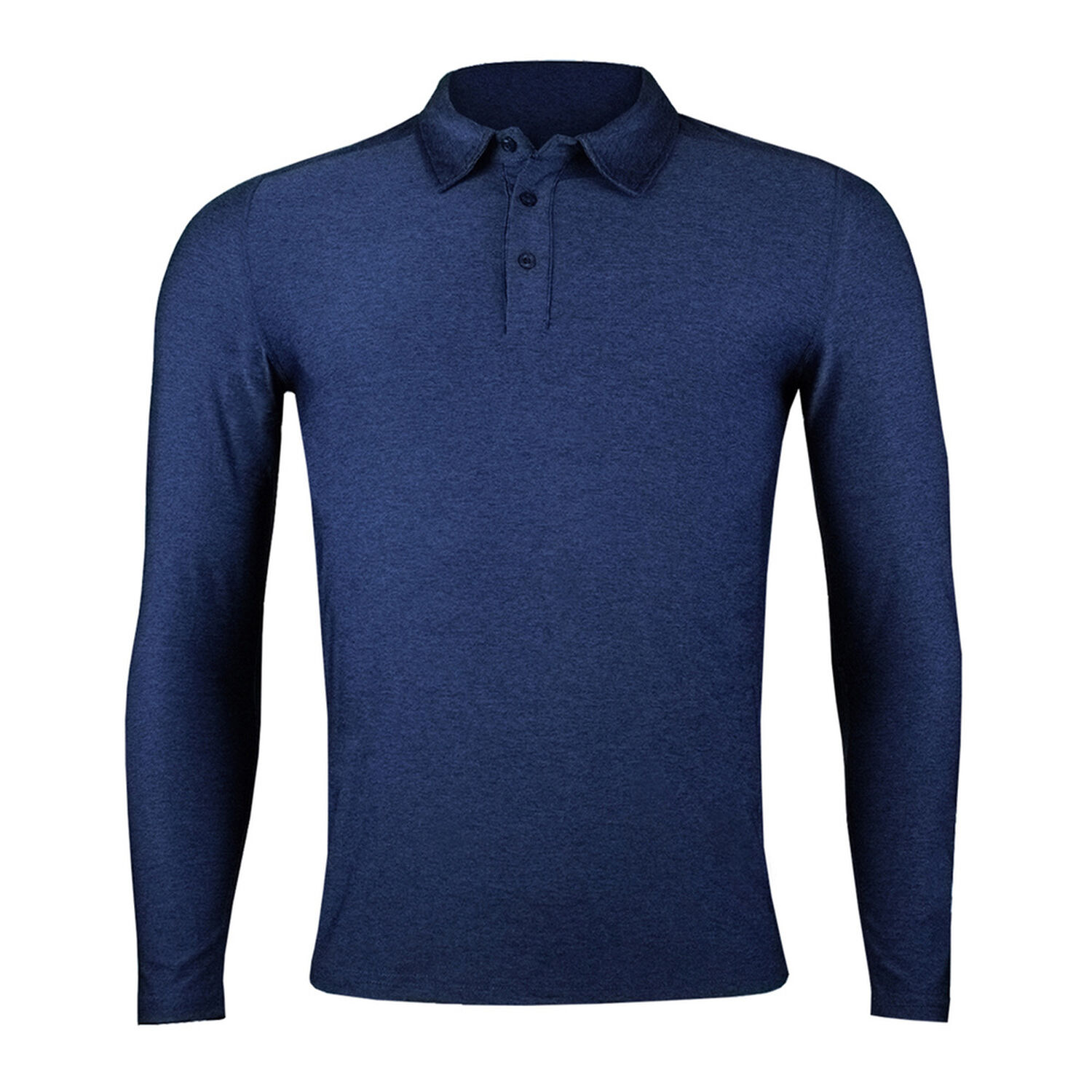 Polera Dry Fit Manga Larga Con Cuello Pale Hombre image number 0.0