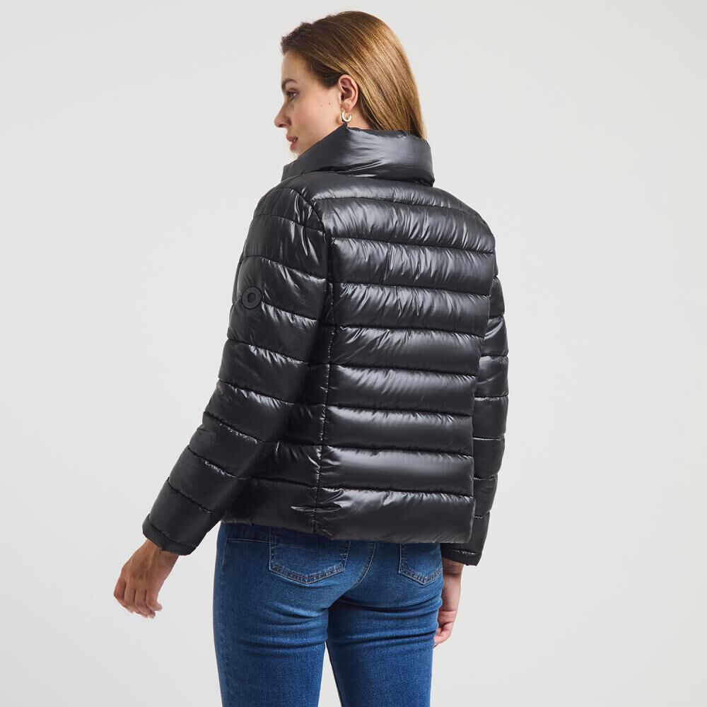 Parka Regular Cuello Alto Mujer Kimera image number 3.0