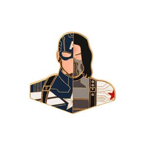 Pin Capitan America Y Winter Soldier- Marvel