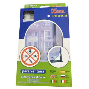 Malla Ventana Magnética Moscas 210cm Color Blanco