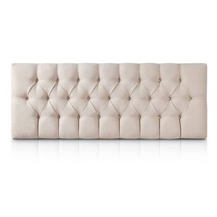 Respaldo Capitone Antonia Hvm 2p Blanco Invierno