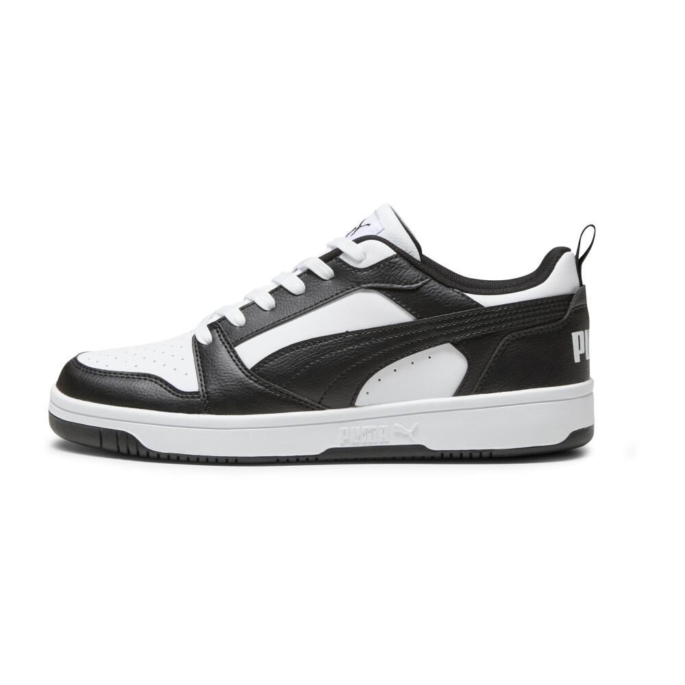 Zapatilla Urbana Hombre Puma Rebound V6 Low Negro/blanco image number 1.0