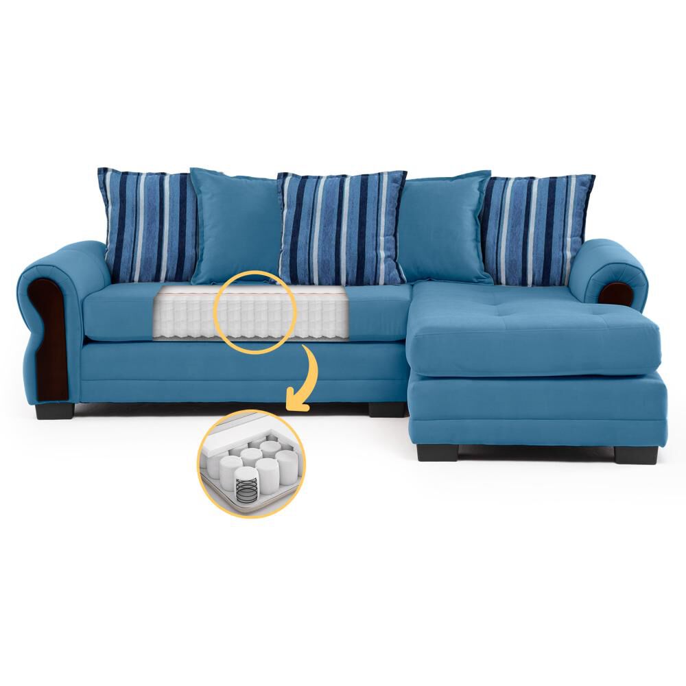 Sofá Seccional Living Factory Arizona Derecho / 4 Cuerpos image number 2.0