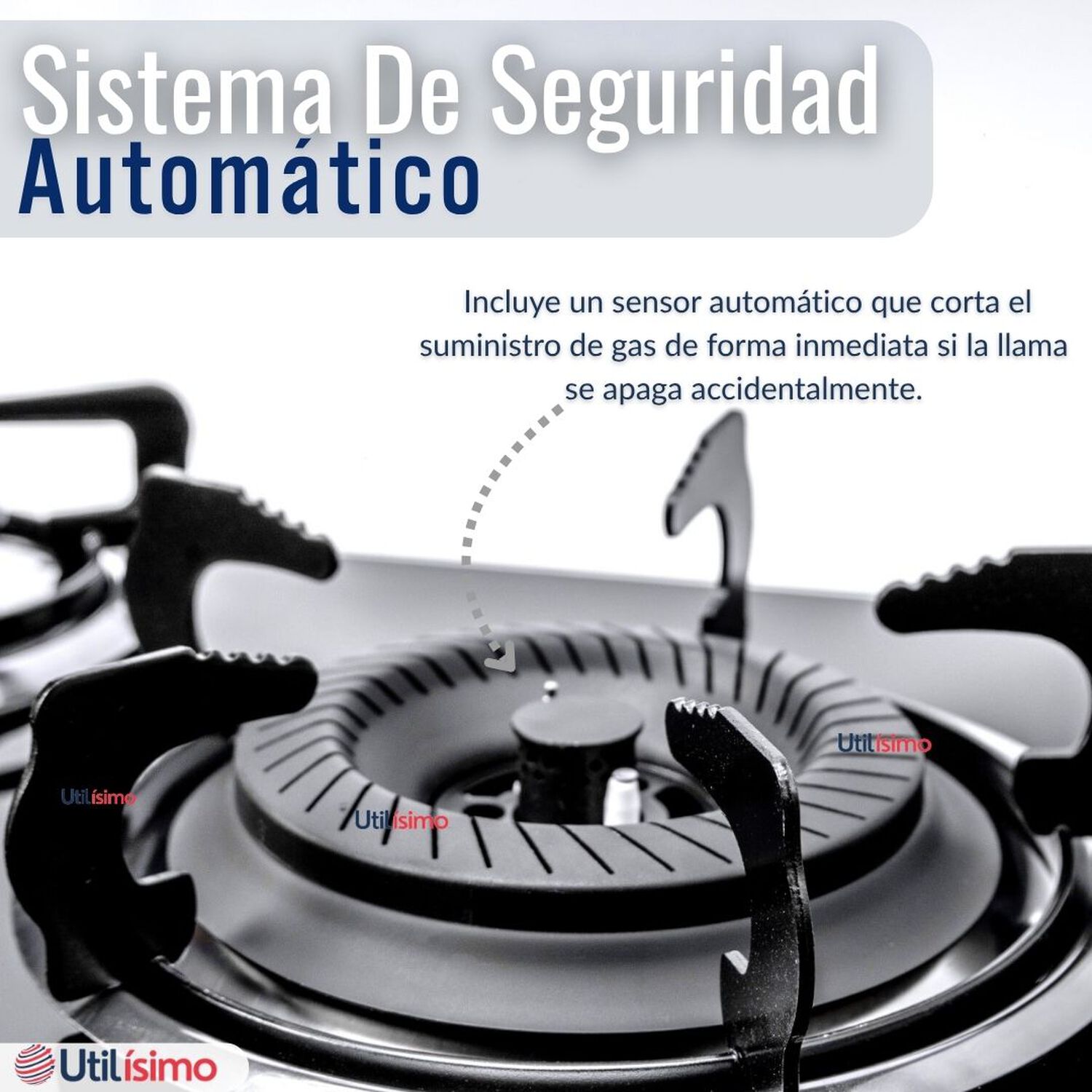 Encimera Gas Licuado 3 Platos Vidrio Templado image number 7.0