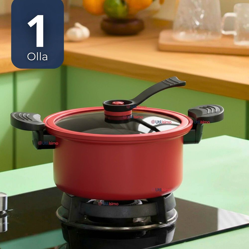 Olla De Micropresión 3.5 Litros Antiadherente Acero Inoxidable Multifuncional image number 0.0