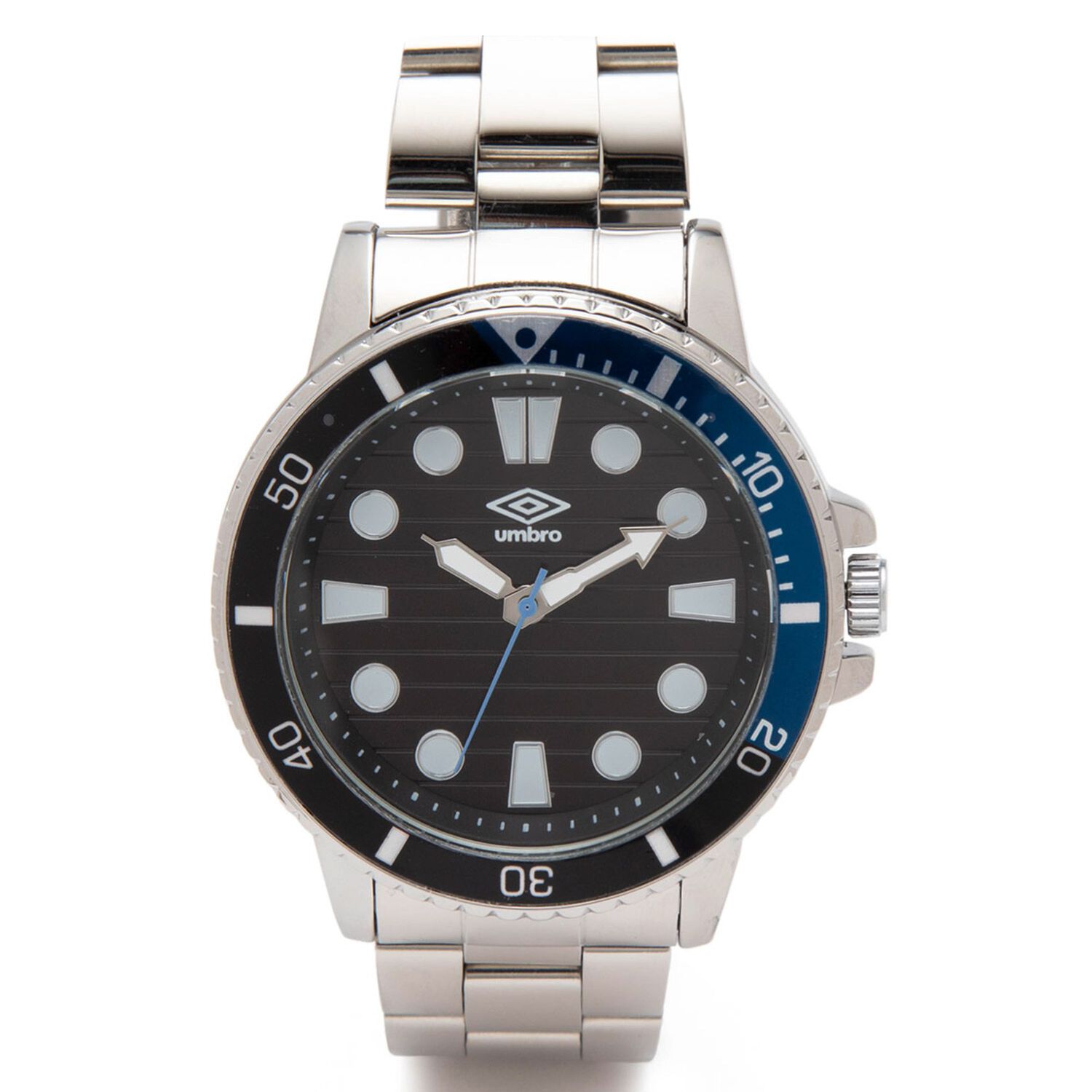 Reloj Umbro Plus Umbp-4100-3 Plateado Hombre image number 0.0