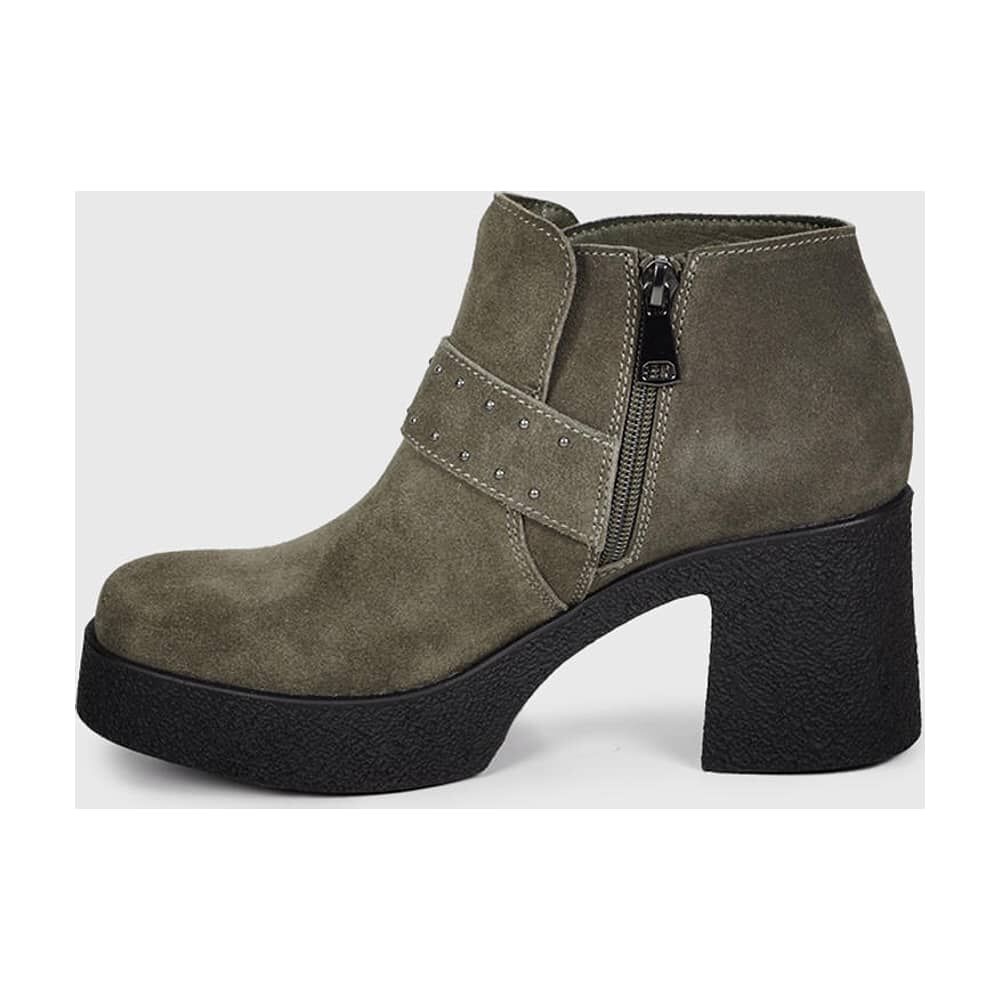 Zapato Cuero Francesca Gris image number 2.0