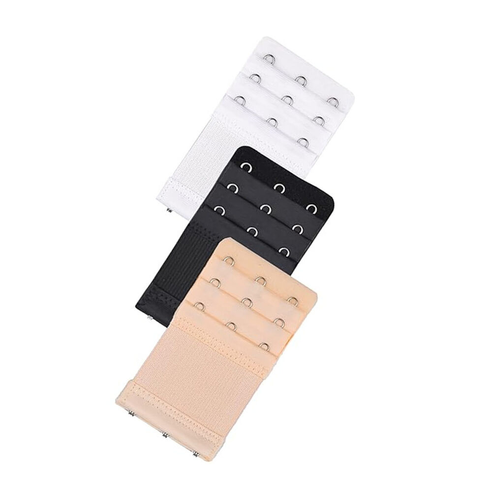 Pack X3 Extensores Para Sosten Brassier Elastico 3 Broches image number 0.0