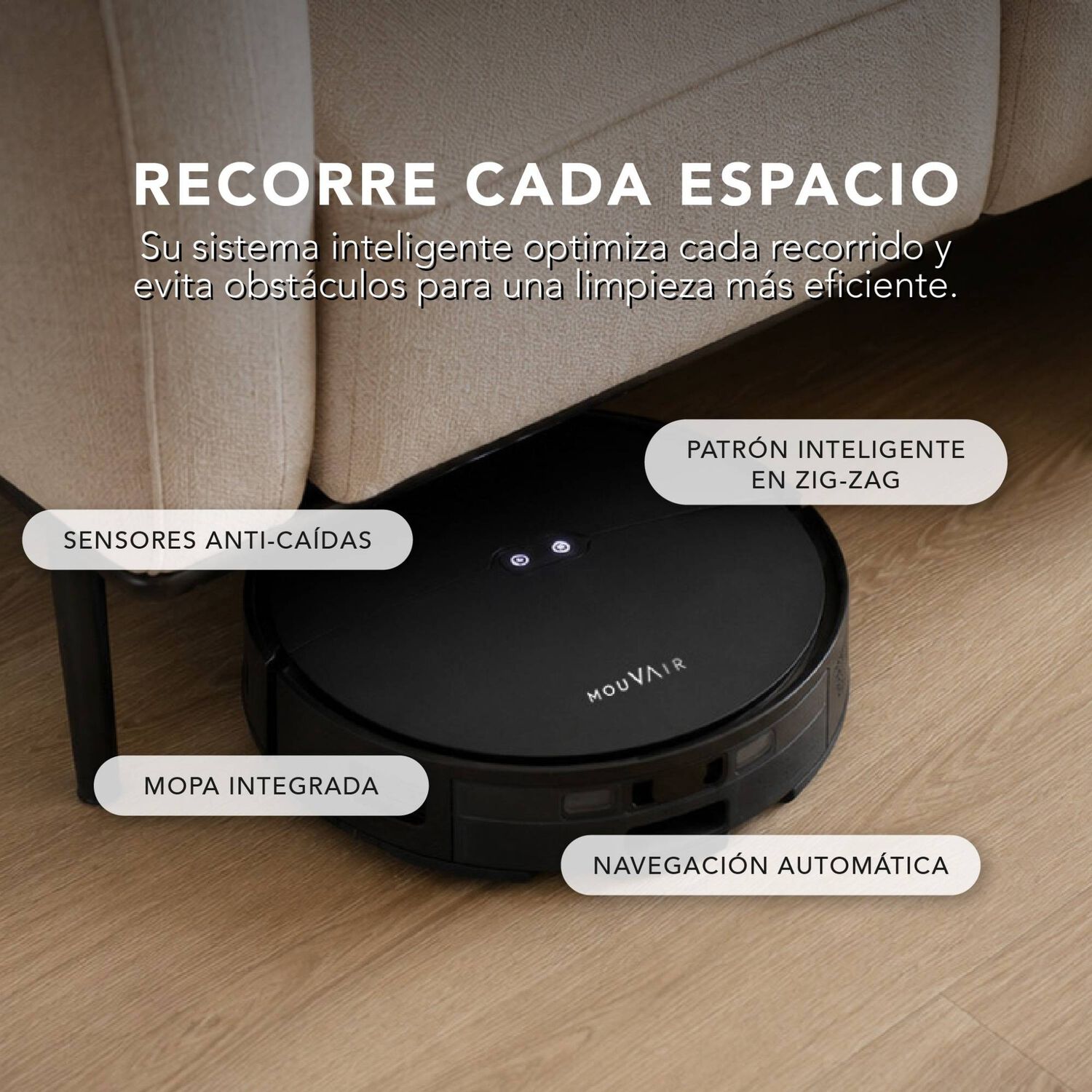 Aspiradora Robot Y Trapeadora Mouvair Smart Clean image number 3.0