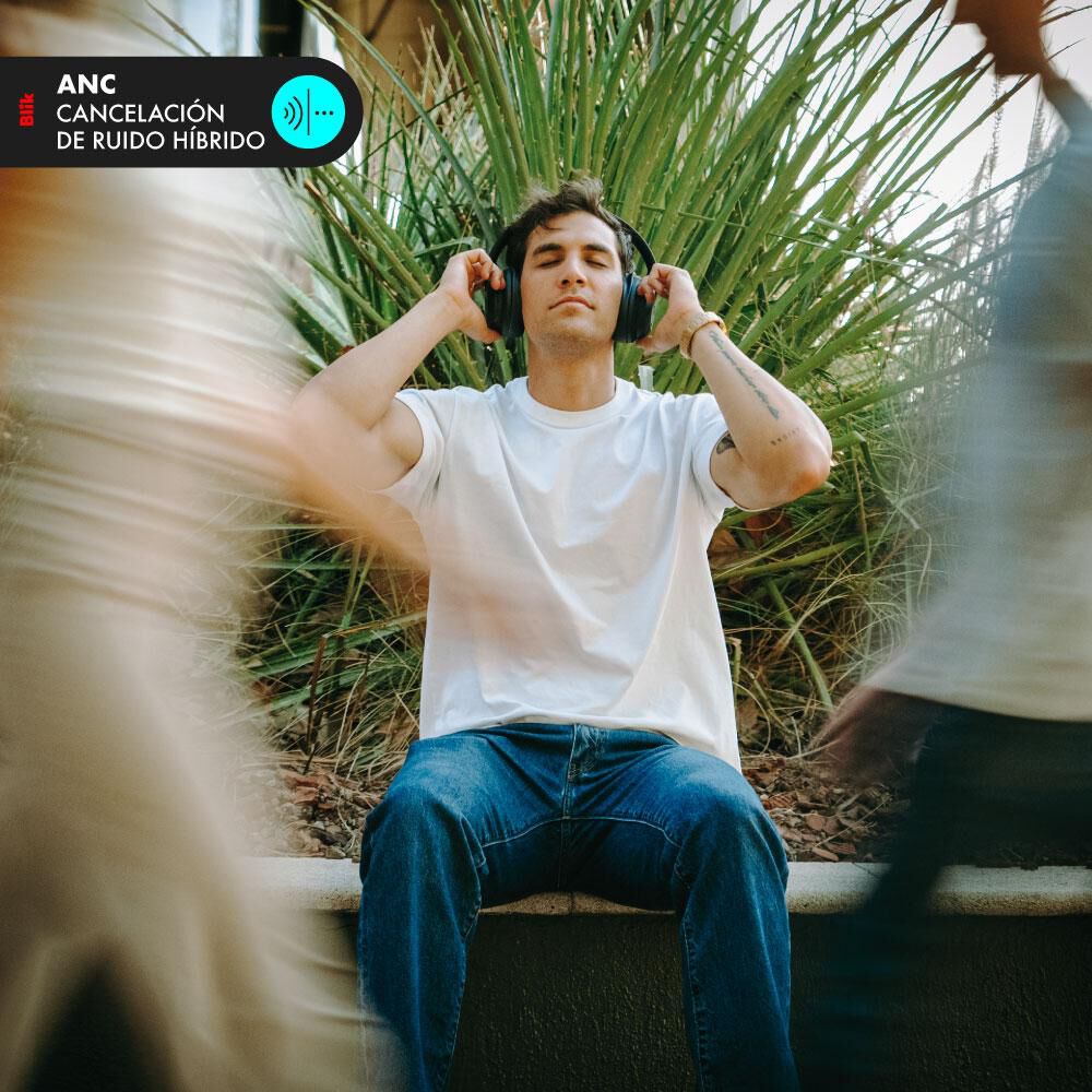 Aud&iacute;fonos Bluetooth Blik Soul900 Negro image number 6.0