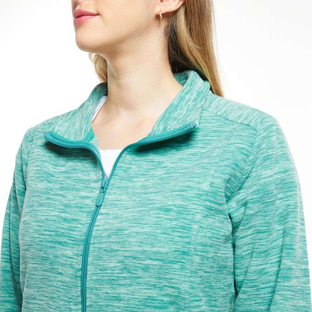 Polerón Básico Melange Cuello Redondo Mujer Geeps image number 4.0