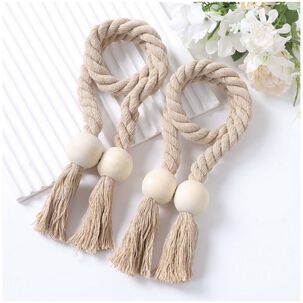 Pack De 02 Sujetadores - Abrazaderas Magneticas Para Cortinas Md13