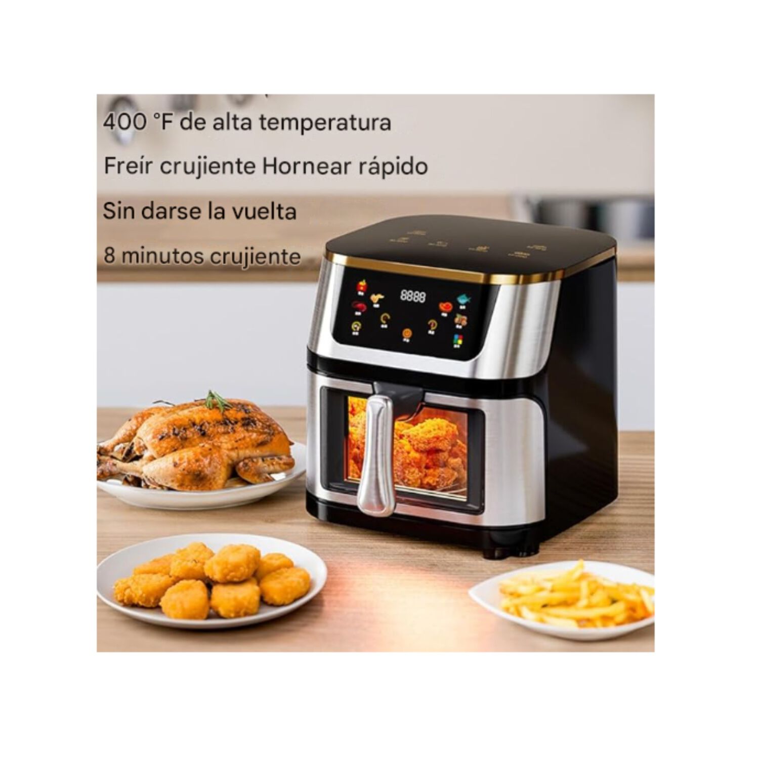 Air Fryer Freidora De Aire 12l 2800w Digital image number 4.0