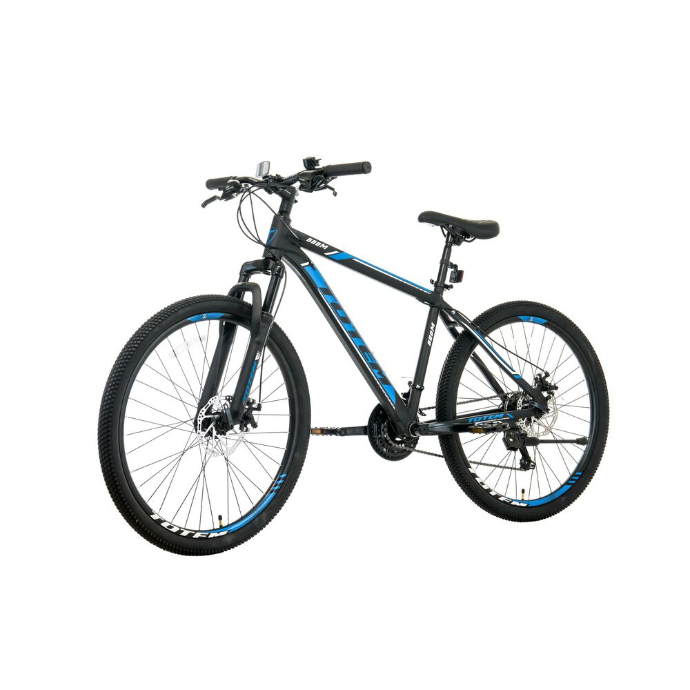 Bicicleta Totem Mtb Aro 26 Modelo Y660m Negro Azul image number 6.0