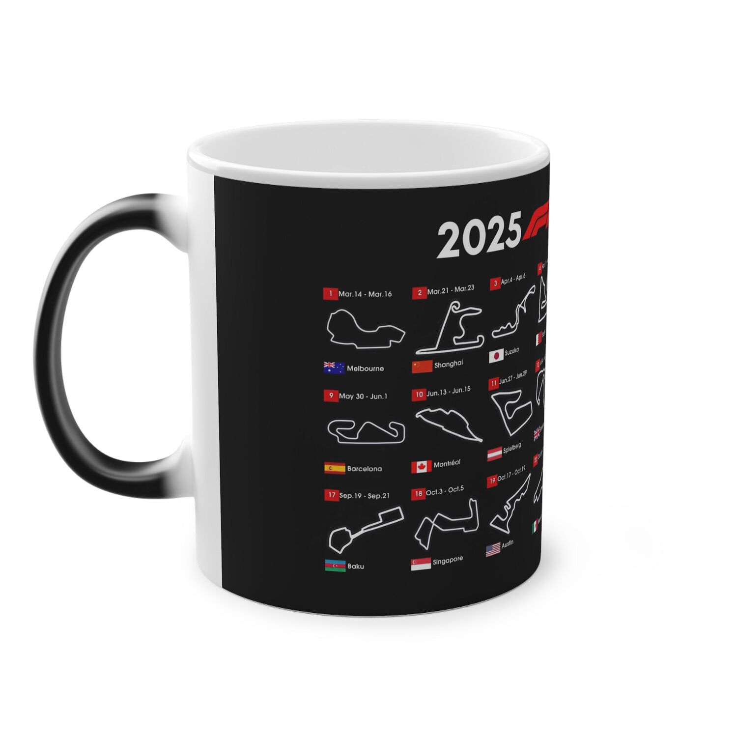 Taza Magica Formula 1 Ceramica 11 Oz image number 1.0