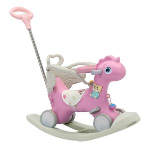 Balancin Caballito Mecedor Y Correpasillo Desmontable 2en1