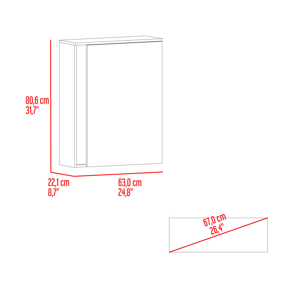 Mueble Zapatero Organizador 80,6x63,2x22,1 Cm Blanco Y Caf&eacute; Claro image number 8.0