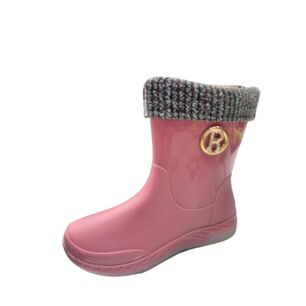 Bota Lluvia Mujer Rosado