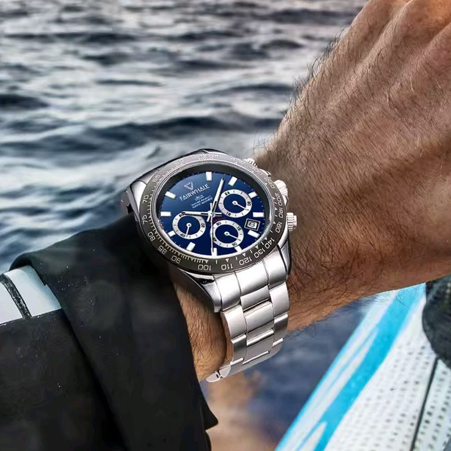 Reloj Daytona Mark Fairwhale Cronografo Cristal De Zafiro image number 2.0