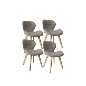 Pack 4 Sillas Mariposa Lino