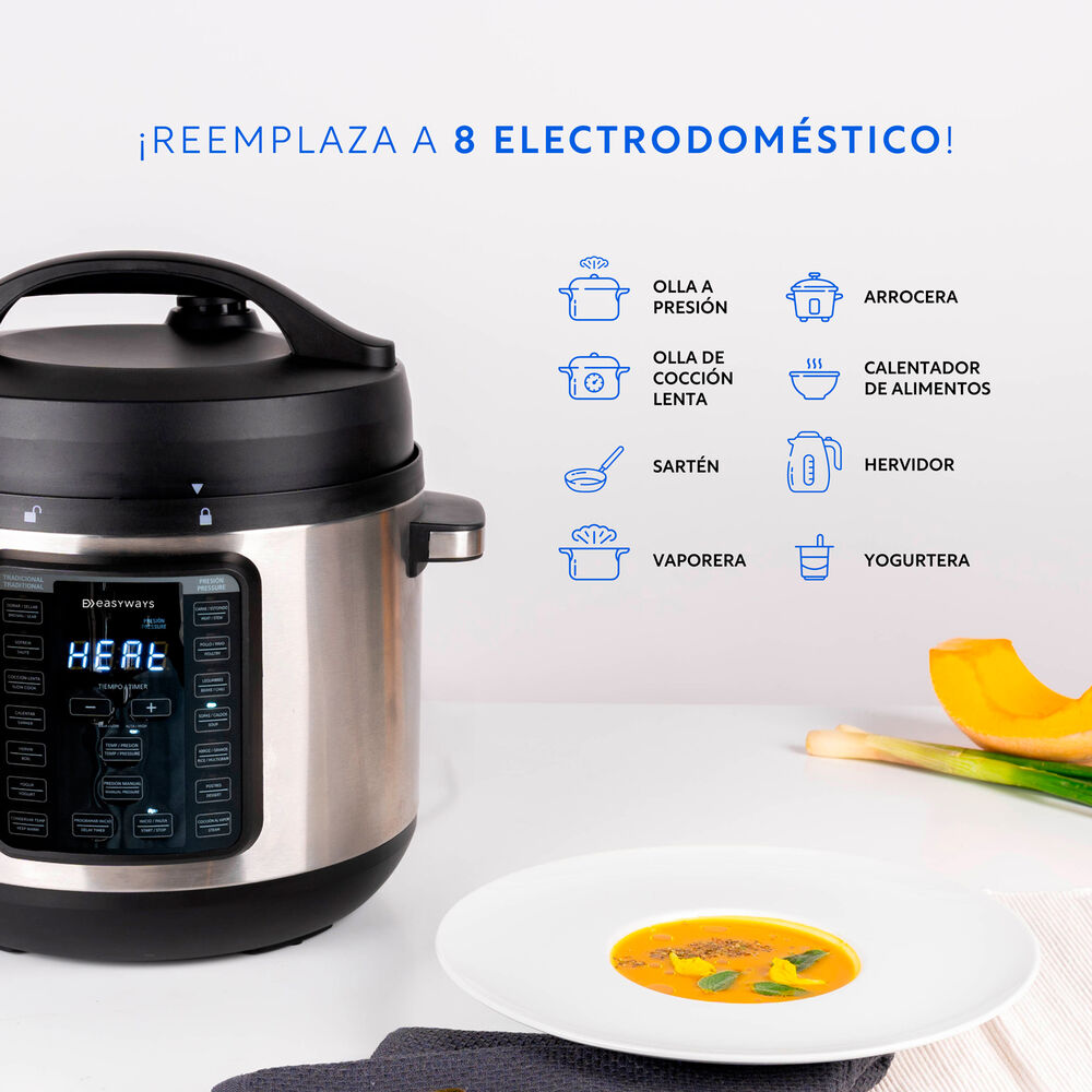 Olla De Coccion Fast Pot 7.6 L Ceramic+ Easyways image number 2.0