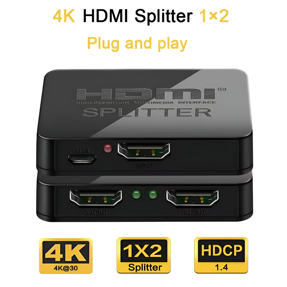 Splitter Hdmi 4k Activo Para 2 Tv Uhd 255mhz Birlink Br10196 image number 7.0